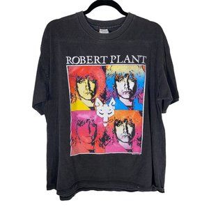 Vintage Robert Plant Shirt 1990 Concert Shirt Led Zeppelin